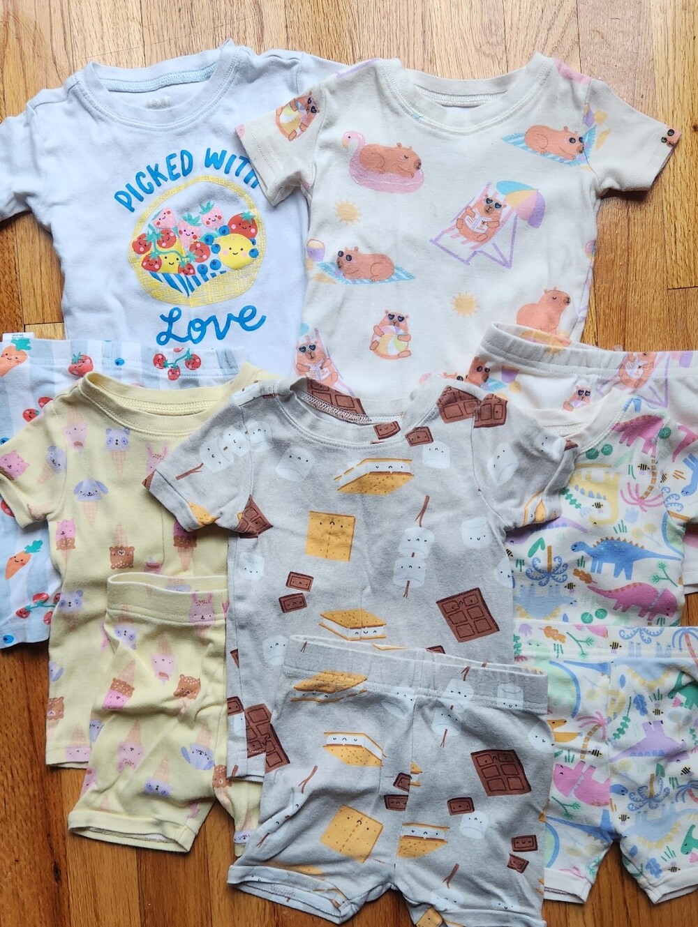 Cotton Pajama Sets, 18-24m Size